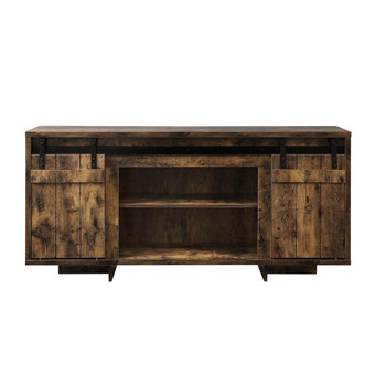 ACME Bellarosa TV Stand, Rustic Oak