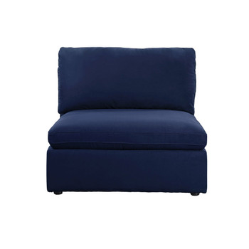 ACME Crosby Modular - Armless Chair, Blue Fabric