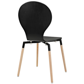 Modway Path Dining Wood Side Chair EEI-1053-BLK