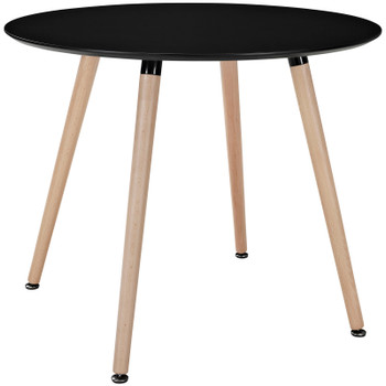 Modway Track Round Dining Table EEI-1055-BLK