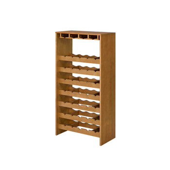 ACME 97838 Hanzi Wine Cabinet, Oak Finish