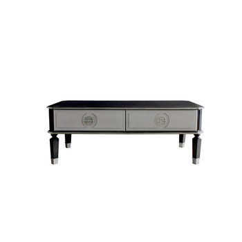 ACME 88815 House Beatrice Coffee Table, Charcoal & Light Gray Finish