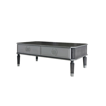 ACME House Beatrice Coffee Table, Charcoal & Light Gray Finish