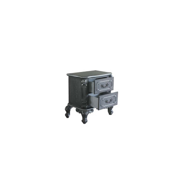 ACME 28833 House Delphine Nightstand, Charcoal Finish