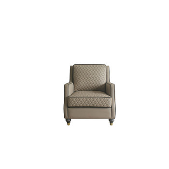 ACME House Marchese Chair, Tan PU & Tobacco Finish
