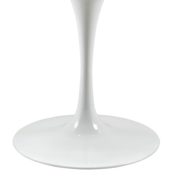 Modway Lippa 40" Round Wood Top Dining Table EEI-1117-WHI