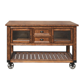 ACME Kadri Kitchen Cart, Distressed Chestnut