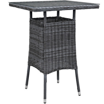 Modway Summon Small Outdoor Patio Bar Table EEI-1974-GRY