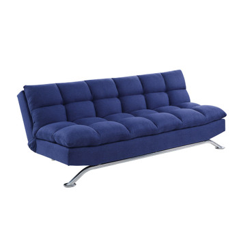 ACME Petokea Adjustable Sofa, Blue Fabric