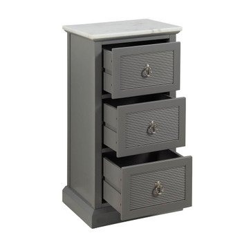 ACME 97541 Swart Cabinet, Marble & Gray