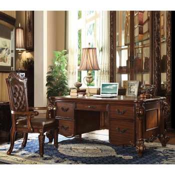 ACME Vendome Executive Desk, Cherry