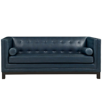Modway Imperial Bonded Leather Sofa EEI-1421-BLU