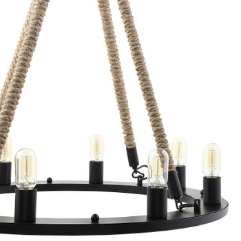 Modway Encircle Chandelier EEI-1574 Black