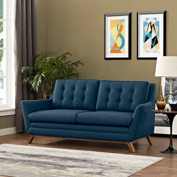 Modway Beguile Upholstered Fabric Loveseat EEI-1799-AZU Azure