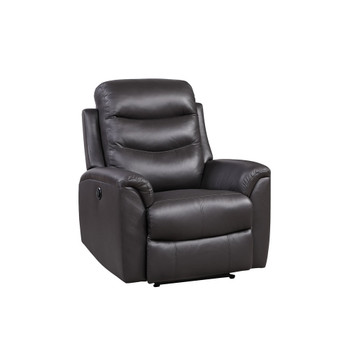 ACME Ava Recliner (Power Motion), Brown Top Grain Leather Match