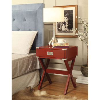 ACME 82820 Babs End Table, Red