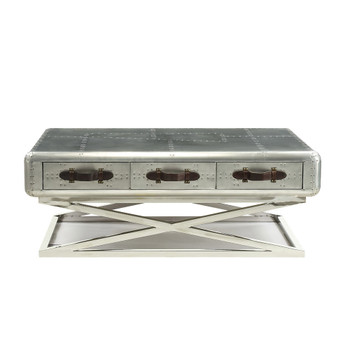 ACME Brancaster Coffee Table, Aluminum