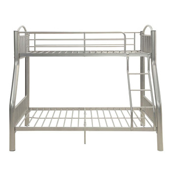 ACME Cayelynn Twin/Full Bunk Bed, Silver