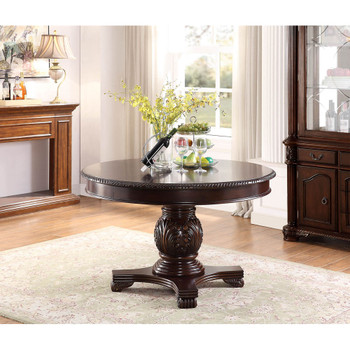 ACME Chateau De Ville Dining Table, Espresso (1Set/2Ctn)