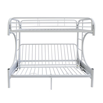 ACME 02091W-W Eclipse Twin/Full/Futon Bunk Bed, White