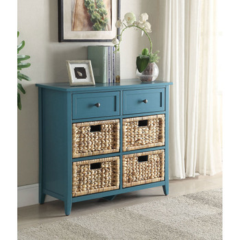 ACME Flavius Console Table, Teal