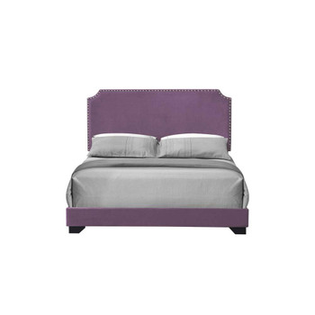 ACME Haemon Queen Bed - Light Purple Fabric