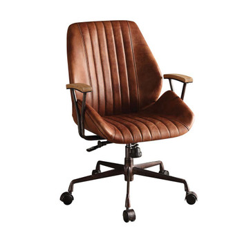 ACME Hamilton Executive Office Chair, Cocoa Top Grain Leather