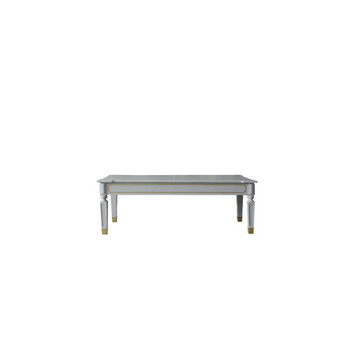 ACME House Marchese Coffee Table, Pearl Gray Finish