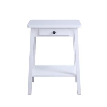ACME Kaife Accent Table, White Finish