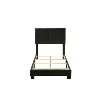 ACME Lien Twin Bed, Black PU