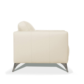 ACME 55007 Malaga Chair, Cream Leather