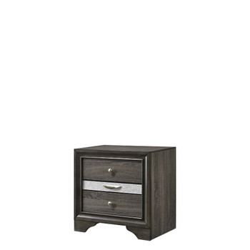 ACME 25973 Naima Nightstand, Black