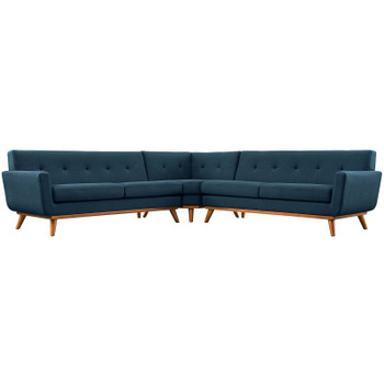 Modway Engage L-Shaped Sectional Sofa EEI-2108-AZU-SET