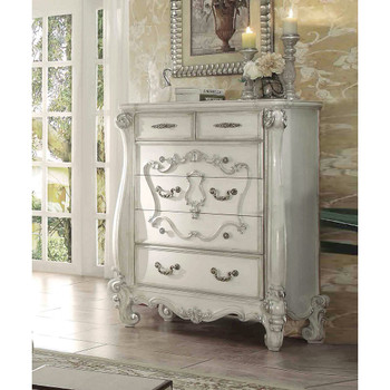 ACME 21136 Versailles Chest, Bone White