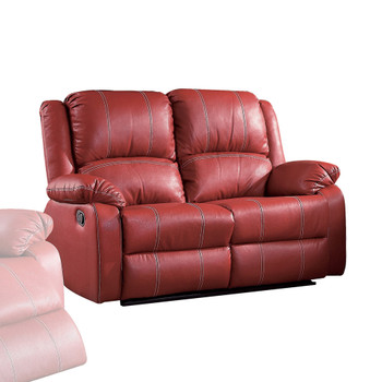 ACME Zuriel Loveseat (Motion), Red PU