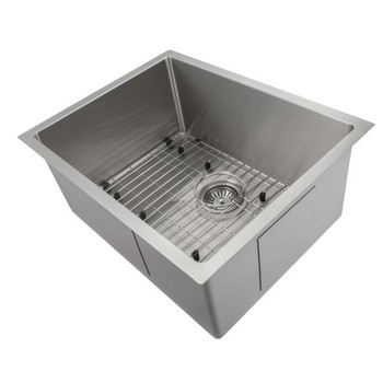 ZLINE Meribel 23" Undermount Single Bowl Sink in DuraSnow Stainless Steel (SRS-23S)