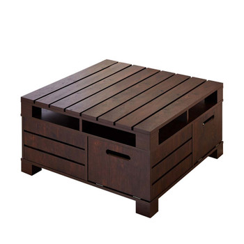 Furniture of America HFW-1454-6 Lynam Contemporary Multi-Storage Coffee Table