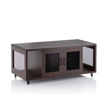 Furniture of America HFW-1697C6 Nelson Contemporary Multi-Storage Coffee Table