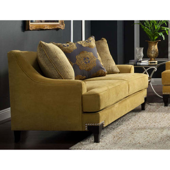 Furniture of America IDF-2201-LV Jepson Traditional Upholstered Loveseat