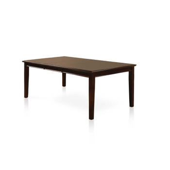 Furniture of America IDF-3100T Sienna Transitional Dining Table with 18" Leaf