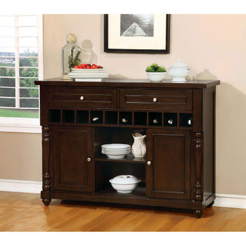 Furniture of America IDF-3133SV Roselyn Cottage Multi-Storage Server