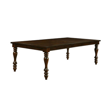 Furniture of America IDF-3133T Roselyn Cottage 18-Inch Leaf Dining Table