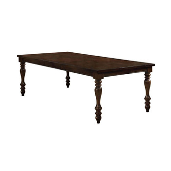 Furniture of America IDF-3133T Roselyn Cottage 18-Inch Leaf Dining Table