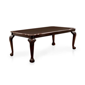 Furniture of America IDF-3185T Pete Traditional 18-Inch Leaf Dining Table