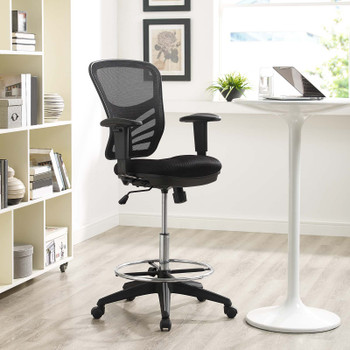 Modway Articulate Drafting Chair EEI-2289-BLK