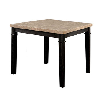 Furniture of America IDF-3466PT Diann Contemporary Marble Top Counter Height Table