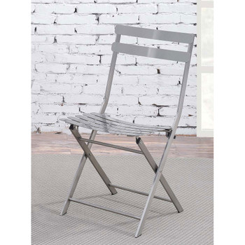 Furniture of America IDF-3506SC Ableton Industrial Open Back Side Chairs (Set of 2)