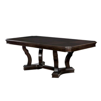 Furniture of America IDF-3878T Julessa Traditional Trestle Base Dining Table