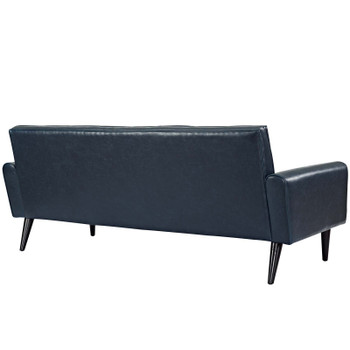 Modway Delve Upholstered Vinyl Sofa EEI-2457-BLU Blue