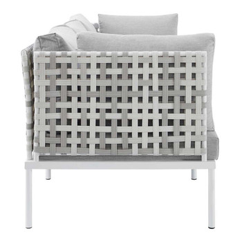 Modway EEI-4965 Harmony Sunbrella® Basket Weave Patio Aluminum Sofa